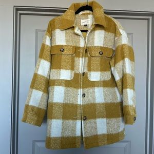 Plaid Mustard Shacket